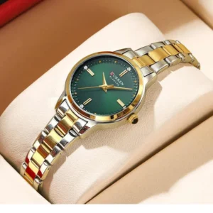 Curren 9094 For Women - Gold Green | Rovelle
