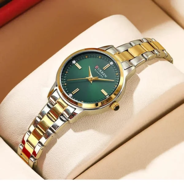 Curren 9094 For Women - Gold Green | Rovelle