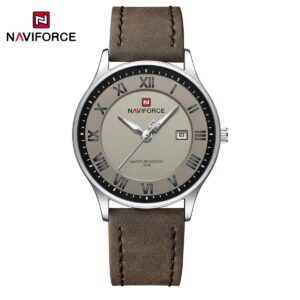 Naviforce 9290 L For Men - Silver Gray | Rovelle