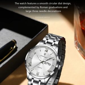 Poedagar 978 CH For Men - Silver | Rovelle