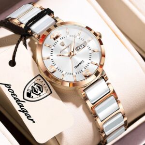 POEDAGAR 507 Women's Watch - Rose White | Rovelle