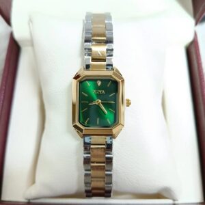 Oliya 6826 Ladies Watch - Silver Gold Green | Rovelle