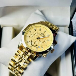 Soloni 3008 For Men - Gold With Premium Box | Rovelle