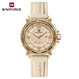 NAVIFORCE 7125 Women Watch - Gold | Rovelle