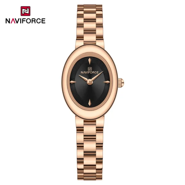 NAVIFORCE 5081 Ch Women Watch - Rose Black NAVIFORCE 5081 Ch Women Watch - Rose Black | Rovelle
