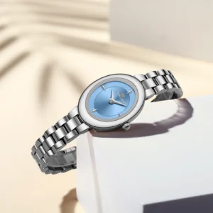 NAVIFORCE 5081 Ch Women Watch - Silver Sky Blue | Rovelle