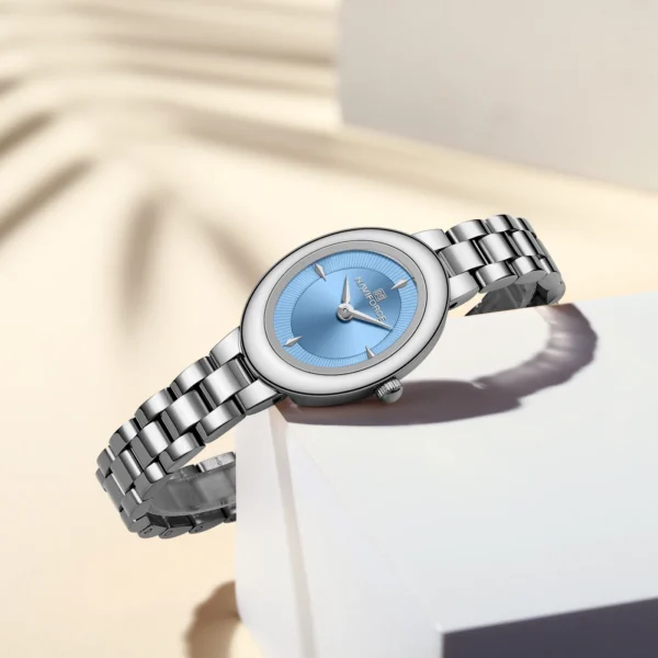 NAVIFORCE 5081 Ch Women Watch - Silver Sky Blue | Rovelle