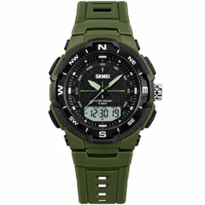 SKMEI 1454 Men's Sport Watch - Black Green | Rovelle