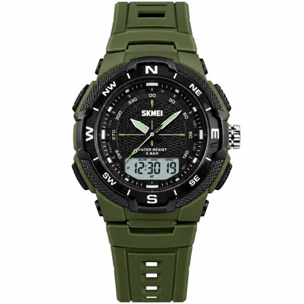 SKMEI 1454 Men's Sport Watch - Black Green | Rovelle