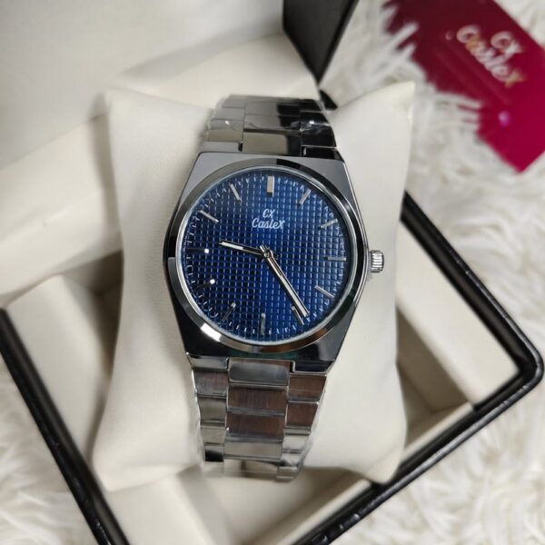 Caslex 2370 For Men - Silver Blue | Rovelle
