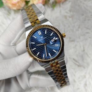 Universe Point A15 Men's Watch - Silver Gold Blue | Rovelle