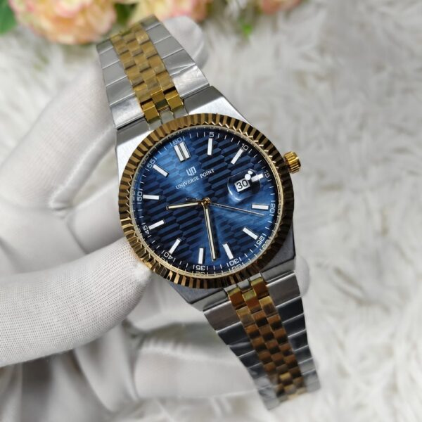 Universe Point A15 Men's Watch - Silver Gold Blue Universe Point A15 Men's Watch - Silver Gold Blue | Rovelle
