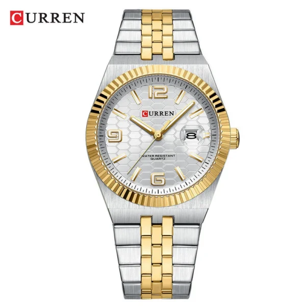 Curren 8498 For Men - Silver Gold White Curren 8498 For Men - Silver Gold White | Rovelle