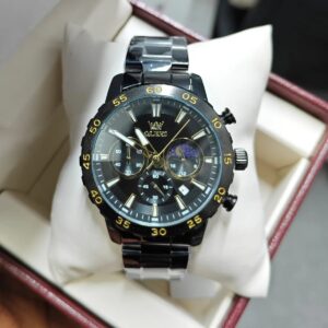 Olevs 3720 CH For Men - Black | Rovelle