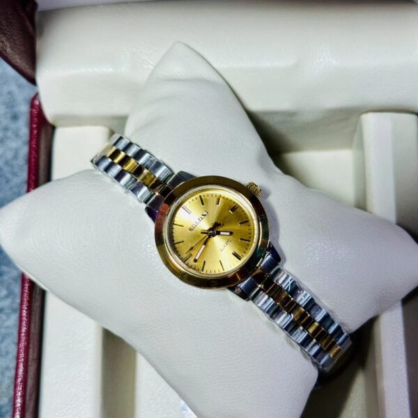 Soloni 1040 For Women -Silver Gold With Premium Box | Rovelle