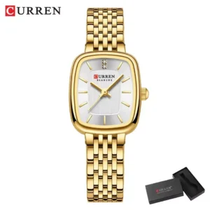 Curren 9093 For Women - Gold White | Rovelle
