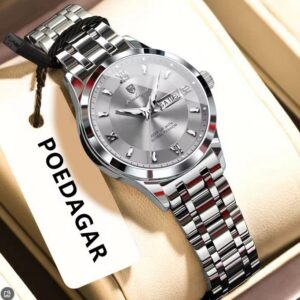 Poedagar 503 For Women - Silver Gray | Rovelle