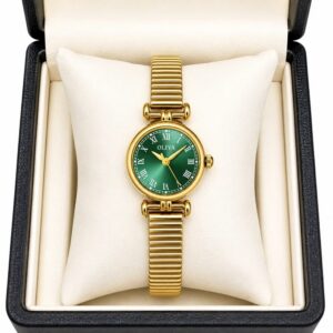 Oliya 5201 Ladies Watch - Gold Green | Rovelle