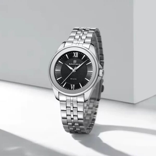 Naviforce 5067 For Women - Silver Black Naviforce 5067 For Women - Silver Black | Rovelle