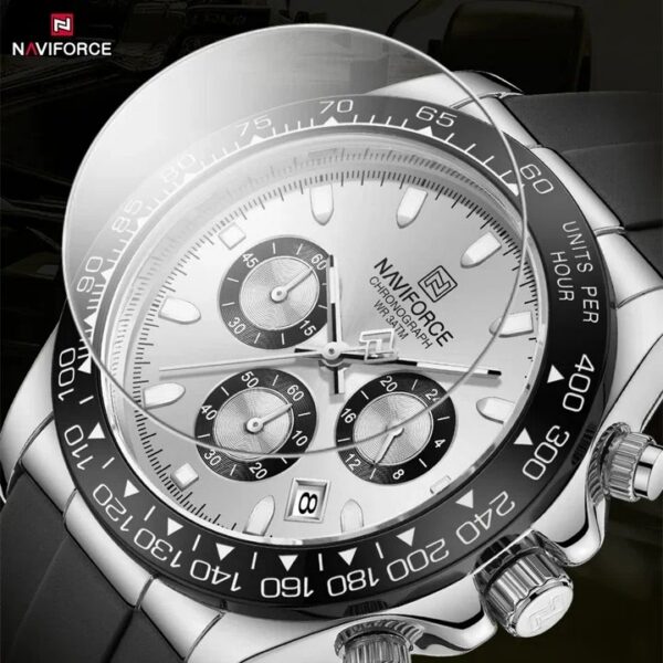 Naviforce 8054 - Black White | Rovelle