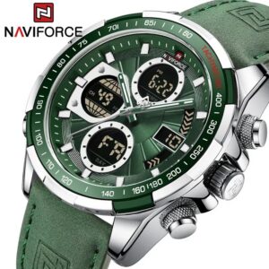Naviforce 9197 L - Silver Green | Rovelle
