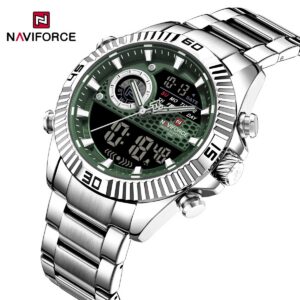 Naviforce 9262 CH - Silver Green | Rovelle