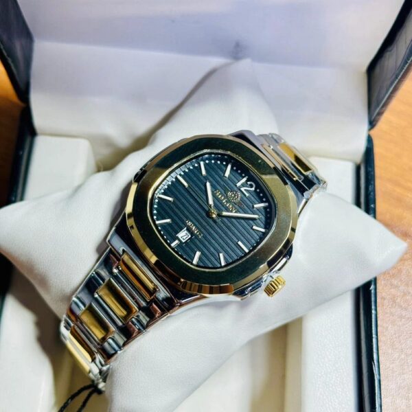Soloni 1010 For Men - Silver Gold Black With Premium Box | Rovelle