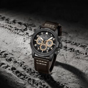 Naviforce 8077 L - Black Coffee | Rovelle