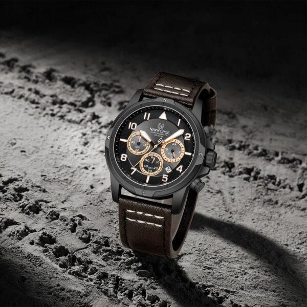 Naviforce 8077 L - Black Coffee | Rovelle