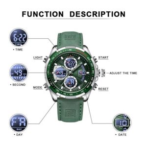 Naviforce 9197 L - Silver Green | Rovelle