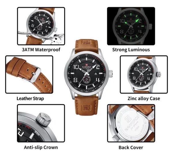 Naviforce 9229 - Brown | Rovelle
