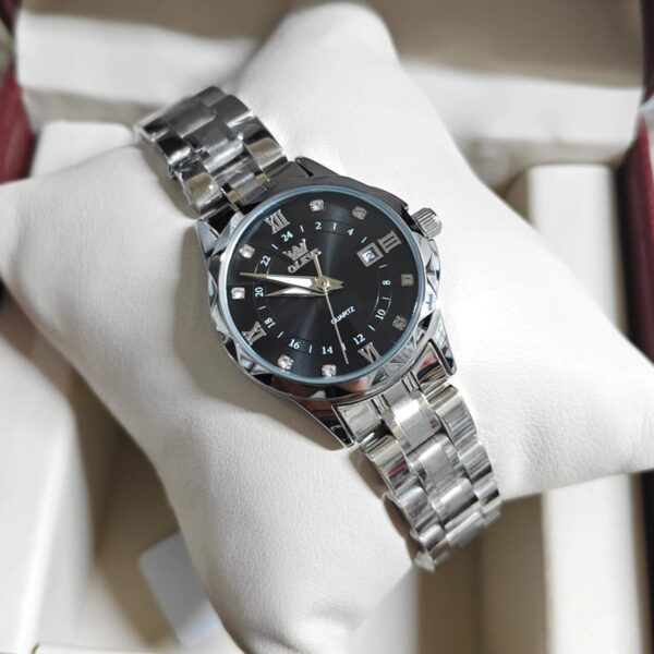 Olevs 3710 CH For Women - Silver Black | Rovelle