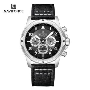 Naviforce 8077 L - Silver Black | Rovelle