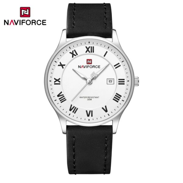 Naviforce 9290 L For Men - Silver White | Rovelle