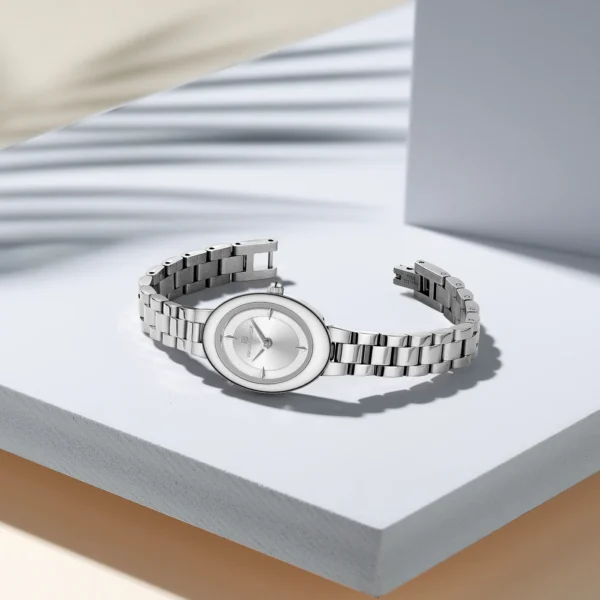 NAVIFORCE 5081 Ch Women Watch - Silver White | Rovelle