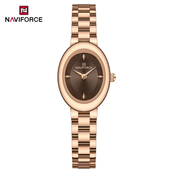 NAVIFORCE 5081 Ch Women Watch - Rose Brown NAVIFORCE 5081 Ch Women Watch - Rose Brown | Rovelle
