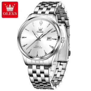 Olevs 5598 CH - Silver For Men | Rovelle