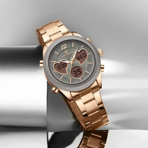 Naviforce 5045 For Women - Rose Gray | Rovelle