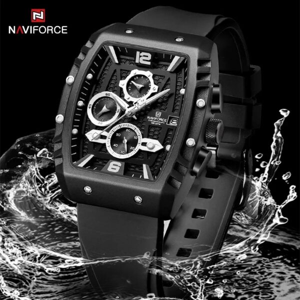 Naviforce 8025 - Black White Naviforce 8025 - Black White | Rovelle