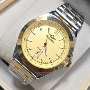 Soloni 1011M For Men - Silver Gold With Premium Box | Rovelle