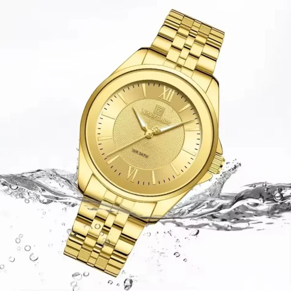 Naviforce 5067 For Women - Gold | Rovelle