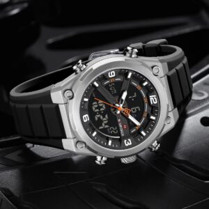 Naviforce 9265T - Silver Black | Rovelle