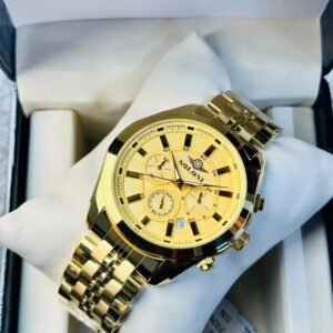 Soloni 3005 For Men - Gold With Premium Box | Rovelle