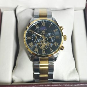 Olevs 3640 CH For Men – Silver Gold Black | Rovelle