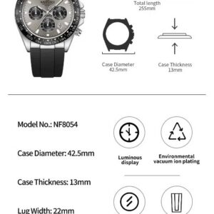 Naviforce 8054 - Black Gray | Rovelle