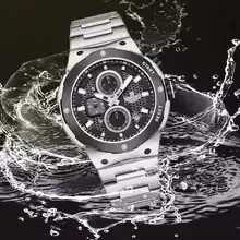 Naviforce 8072 For Men - Silver Black | Rovelle