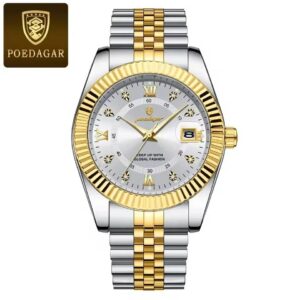 Poedagar 910 CH For Men - Gold White | Rovelle