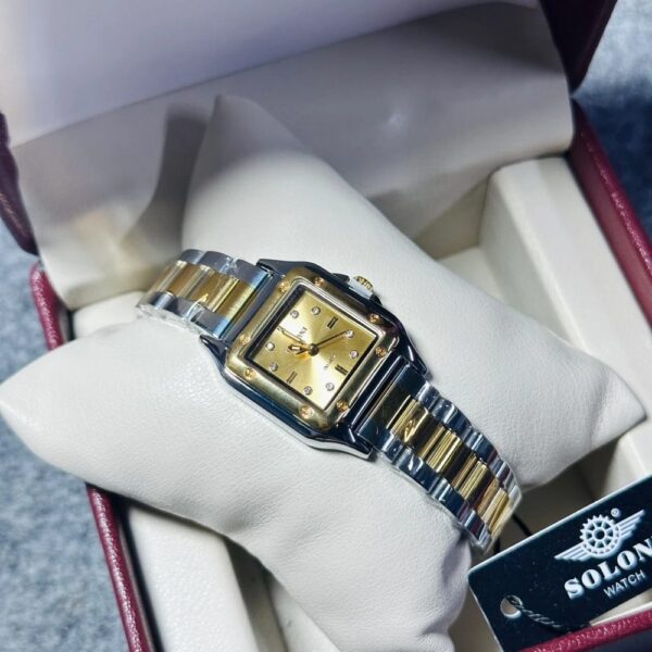 Soloni 1037 For Women -Silver Gold With Premium Box | Rovelle