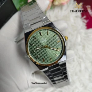 Caslex 2370 For Men - Silver Gold Green | Rovelle
