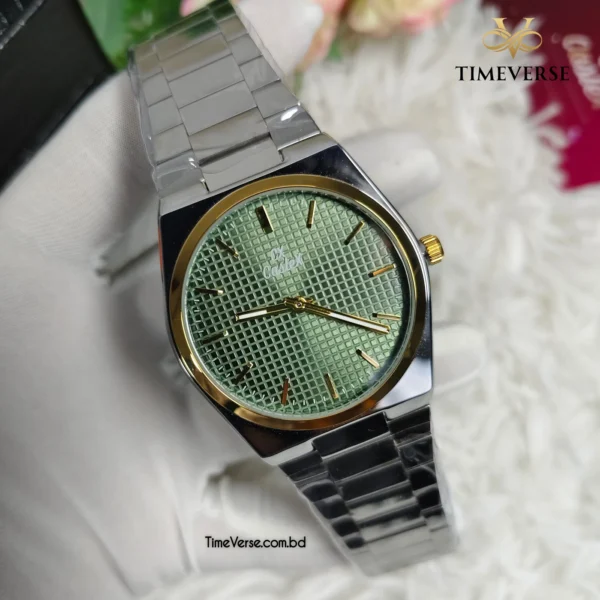 Caslex 2370 For Men - Silver Gold Green | Rovelle